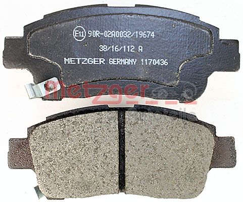 METZGER 1170436 Bremsbelagsatz, Scheibenbremse